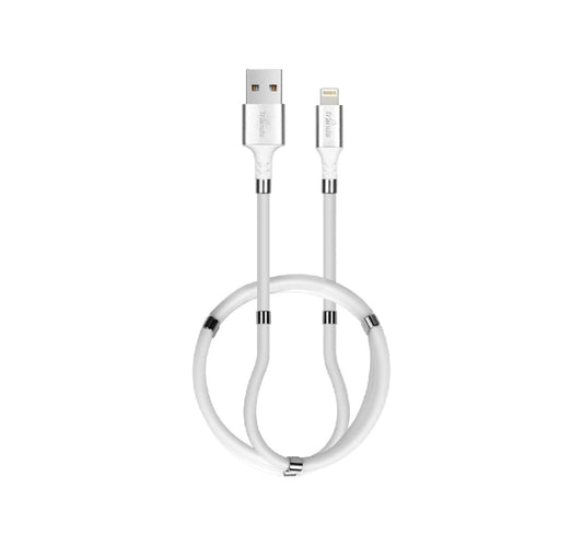 Trands Magnetic Absorption Lightning Data Cable, Portable Self Winding Clutter CA569 Lulu Hypermarket