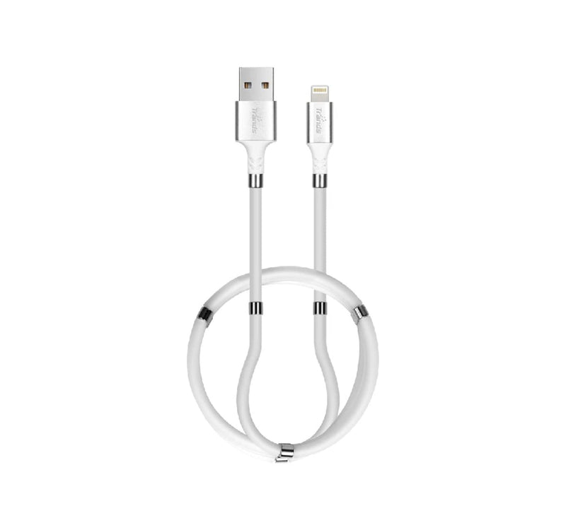 Trands Magnetic Absorption Lightning Data Cable, Portable Self Winding Clutter CA569 Lulu Hypermarket
