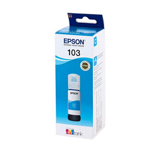 Epson 103 (T00S24A) Cyan Ink Bottle 65ml