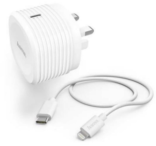 Hama Wall Charger + Type C to Lightning Cable 73210583