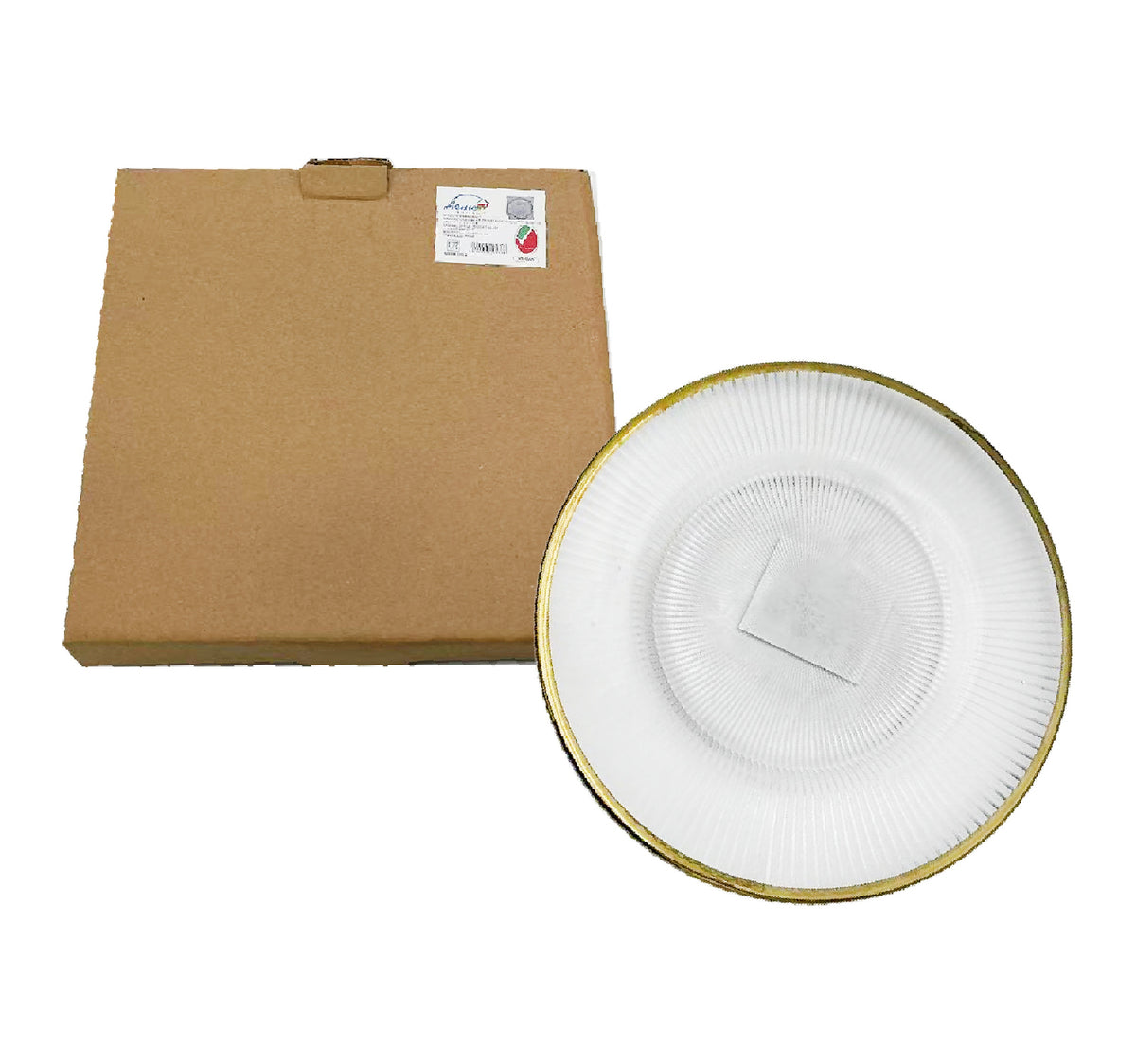 Home Arab Decorative Glass Plate, 10 inches, MKT06-58