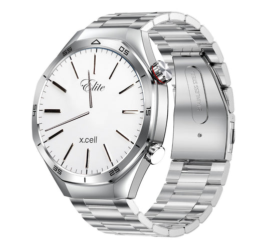 X.Cell Smart Watch Elite-7 Silver Steel