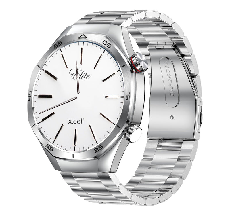X.Cell Smart Watch Elite-7 Silver Steel