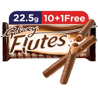 Galaxy Flutes Chocolate Twin Finger 22.5 g 10 + 1 Free Lulu Hypermarket