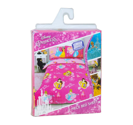 Disney Bed Sheet Princess 2pcs Set Single