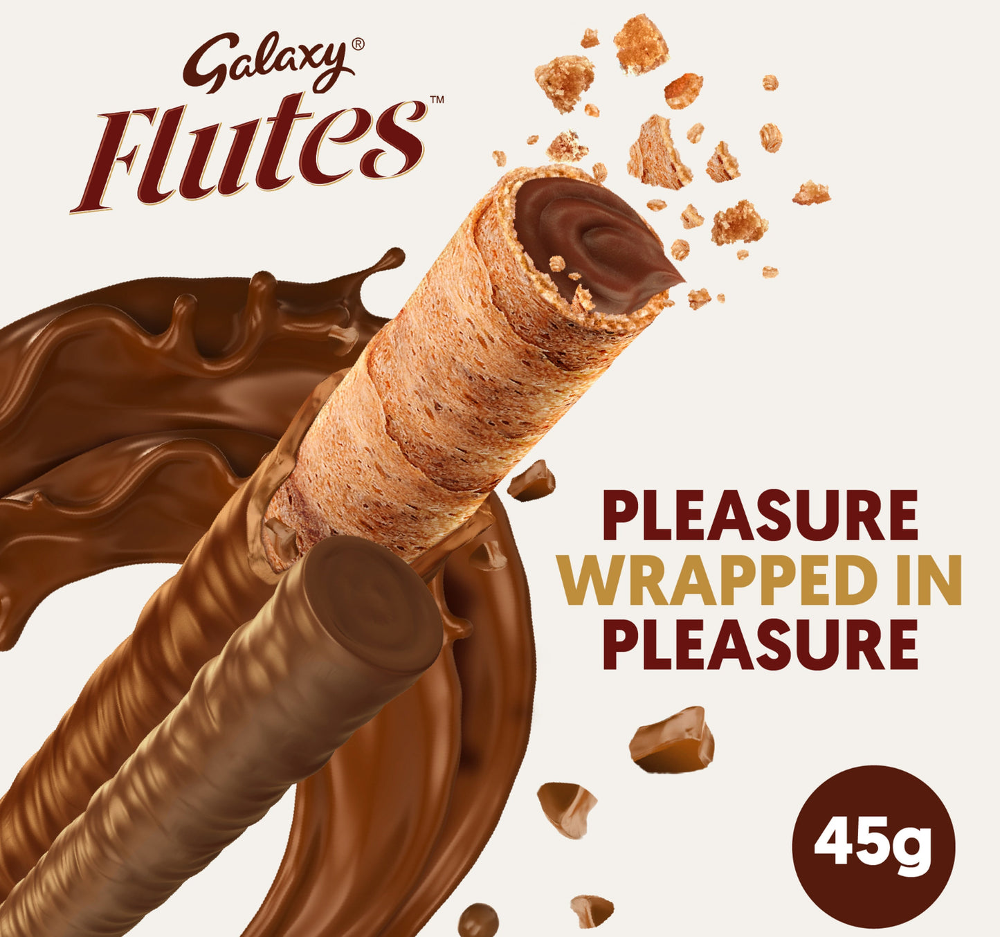 Galaxy Flutes Choco 4 Fingers 45 g