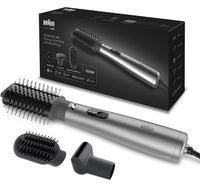 Braun Ionic Air Brush with 2 Attachments, 1000 W, Ionic Grey, S430SDE