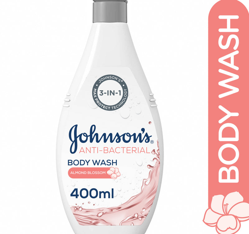 Johnson's Body Wash Anti-Bacterial Almond Blossom 400 ml