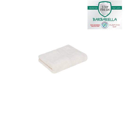 Barbarella Anti-Microbial Face Towel, 33 x 33 cm, Beige