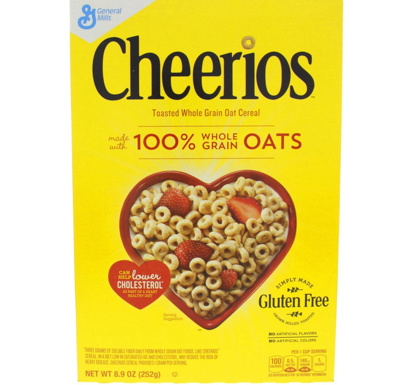 General Mills Cheerios Whole Grain Oats Cereal 252 g Lulu Hypermarket