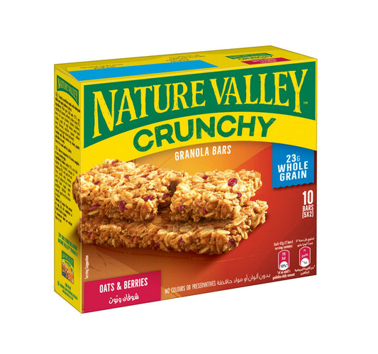 Nature Valley Crunchy Oats & Berries Granola Bar 5 x 42 g Lulu Hypermarket