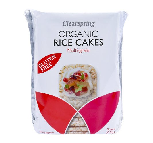 Clearspring Organic Rice Cakes Multigrain 130 g