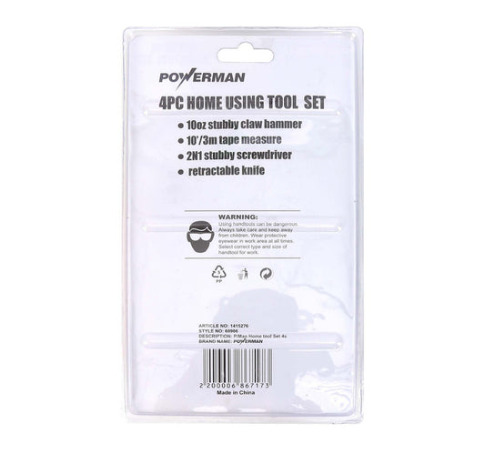 Powerman Home Tool Set 60906 4pcs