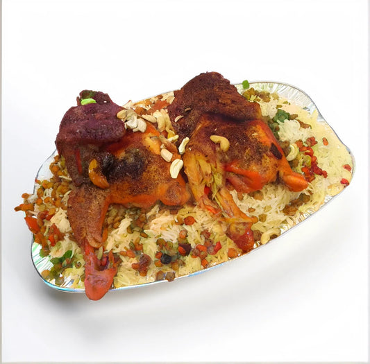 Chicken with white rice Al Lulu Kitchen
