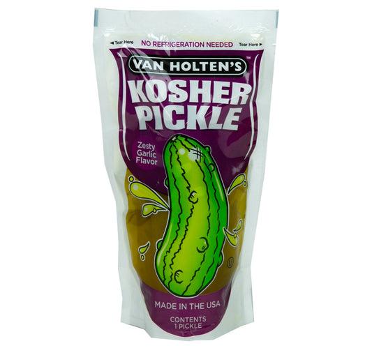 Van Holten's Zesty Garlic Flavor Kosher Pickle 250 g Lulu Hypermarket
