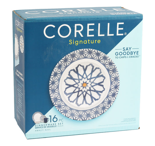 Corelle Dinner Set 16pcs Amalfi Azul 1135297