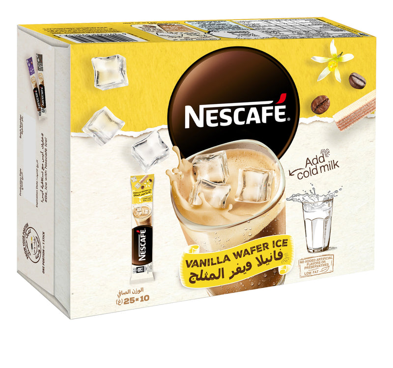 Nescafe Vanilla Wafer Ice 10 x 25g