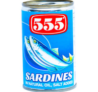 555 Sardines In Natural Oil 155 g Lulu Hypermarket