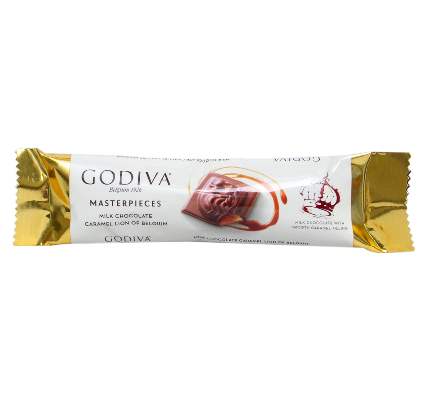Godiva Master Pieces Milk Chocolate Caramel Lion Of Belgium 30 g