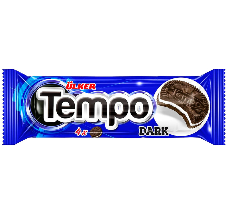 Ulker Tempo Dark Biscuits With Vanilla Cream 16 x 36 g