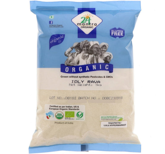 24 Mantra Organic Idly Rava 1 kg Lulu Hypermarket