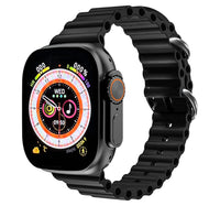 Totu Ultra GS8 2.05 inches Smartwatch, Black Lulu Hypermarket