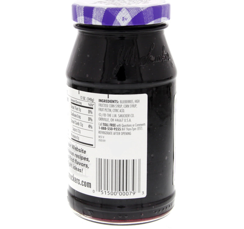 Smucker's Blueberry Preserves 340 g