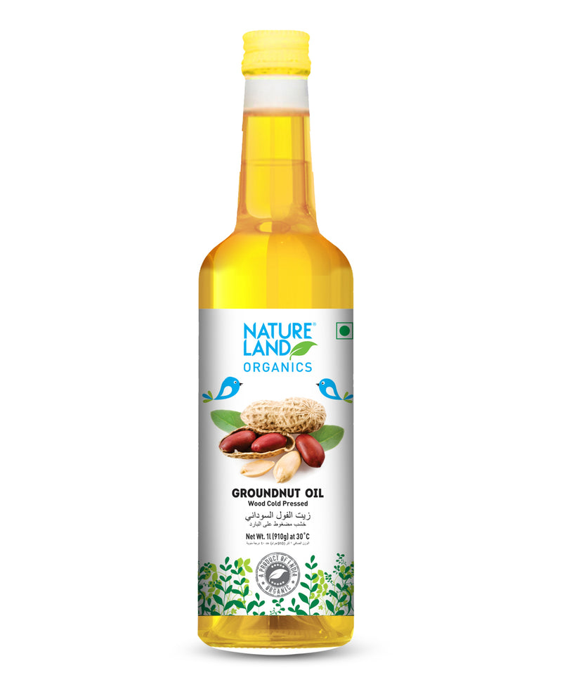 Natureland Organics Groundnut Oil 1 Litre