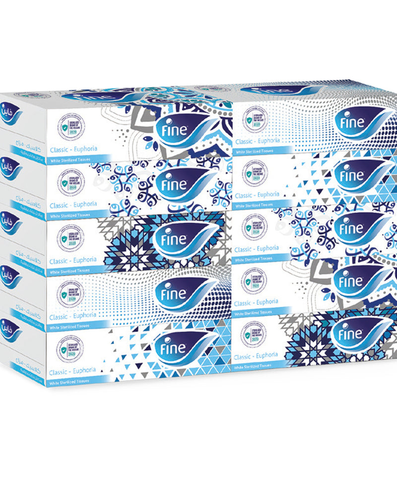 Fine Facial tissue 130 Sheets x 2 Ply 7+3