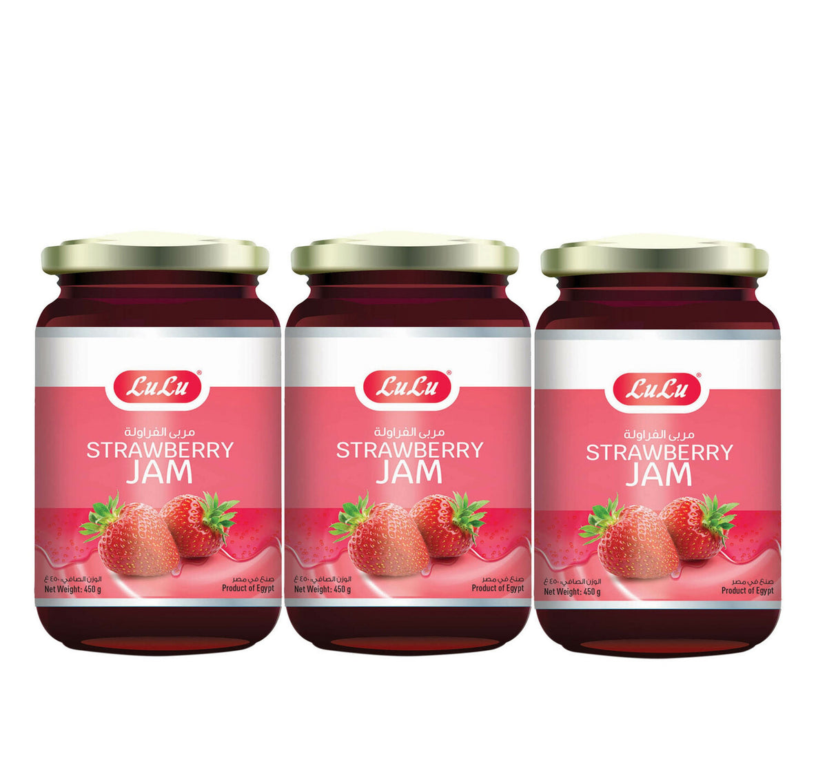 LuLu Jam Strawberry 3 x 450 g