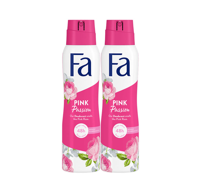 Fa Pink Passion Deodorant Spray Value Pack 2 x 150 ml