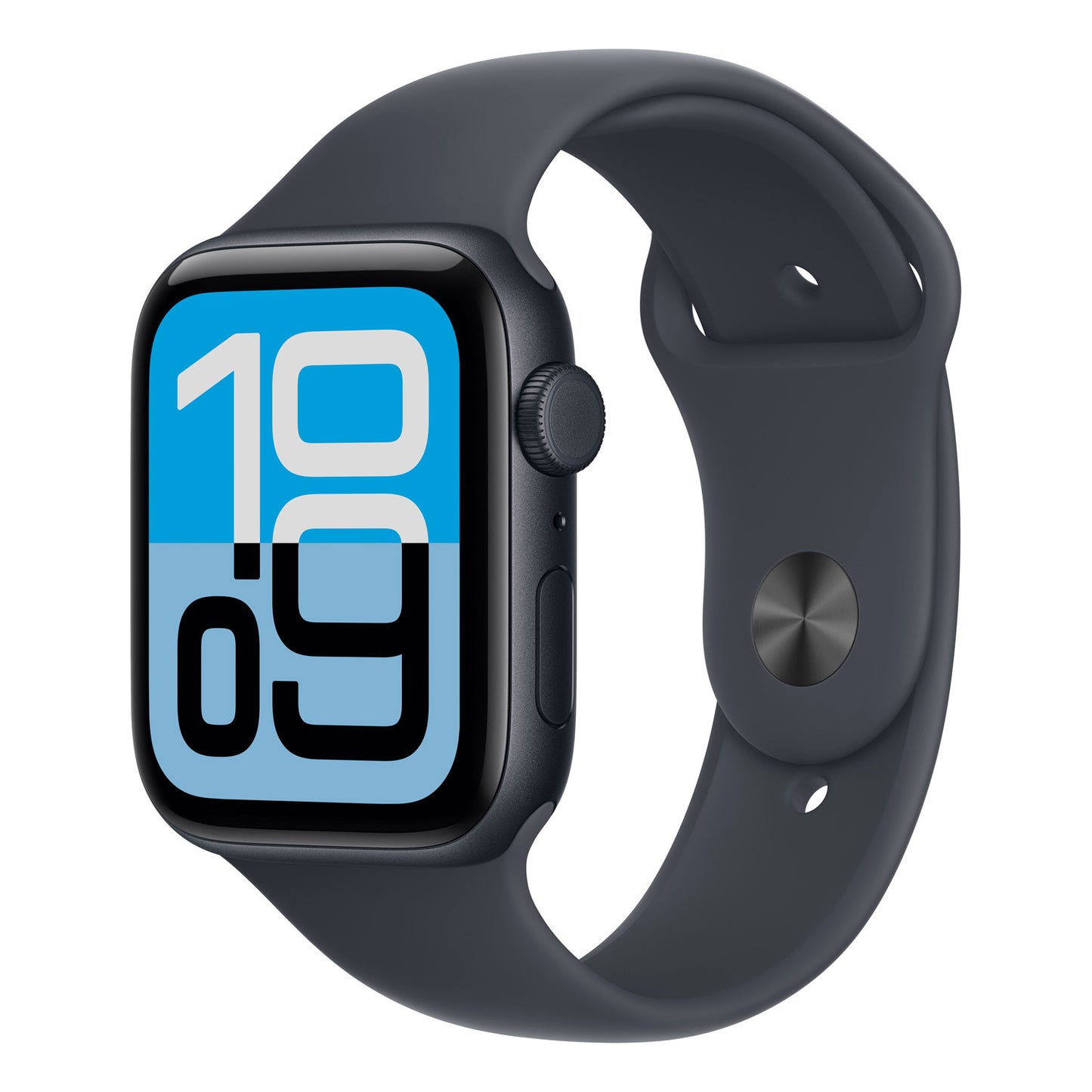 Apple Watch SE 3 GPS + Cellular Smartwatch, 44 mm Midnight Aluminium Case with Midnight Sport Band(S/M), MEPH4AF/A