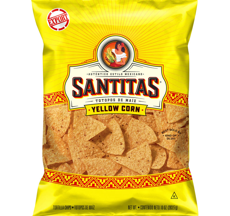 Santitas Yellow Corn Tortilla Chips 283.5 g Lulu Hypermarket