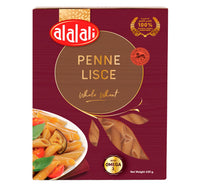 Alali Whole Wheat Penne Lisce Omega 3 450 g Lulu Hypermarket
