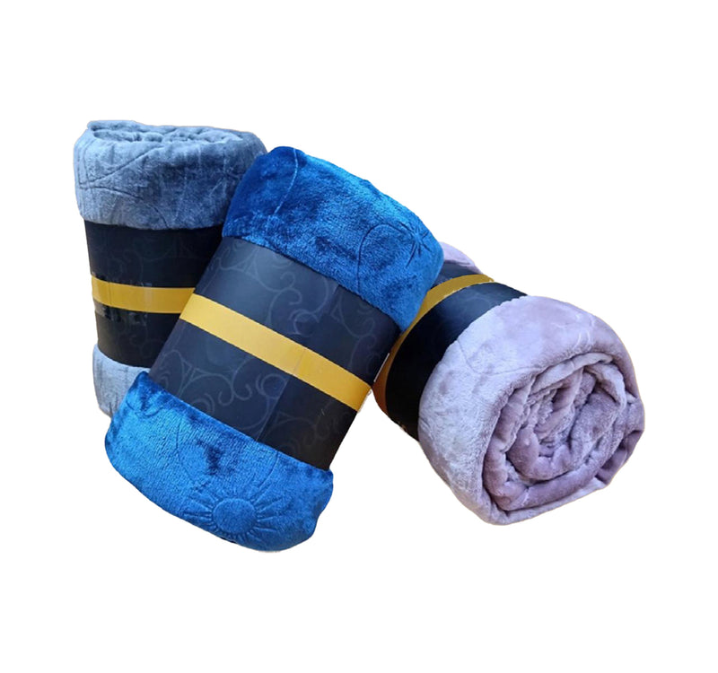 Gad Flannel Blanket 200x220cm Assorted per pc