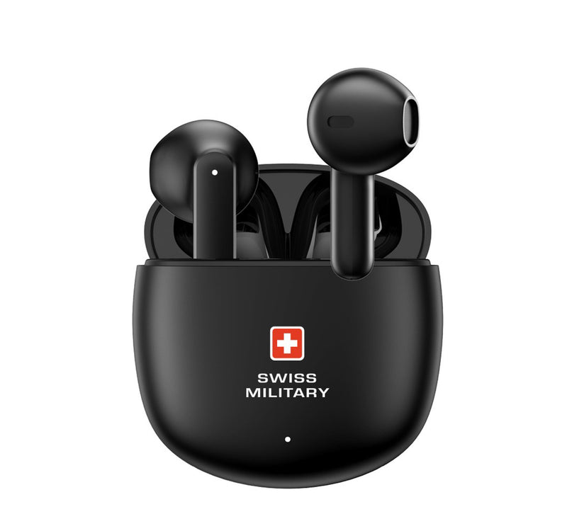 Swiss Military True Wireless Earbuds Victor 6 Black Lulu Hypermarket