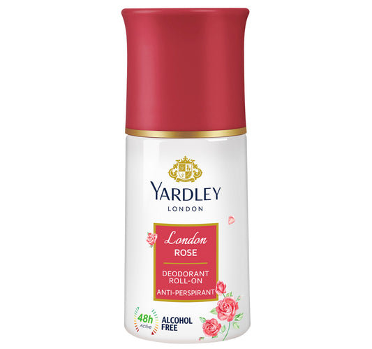 Yardley London Rose Anti-Perspirant Roll On 50 ml