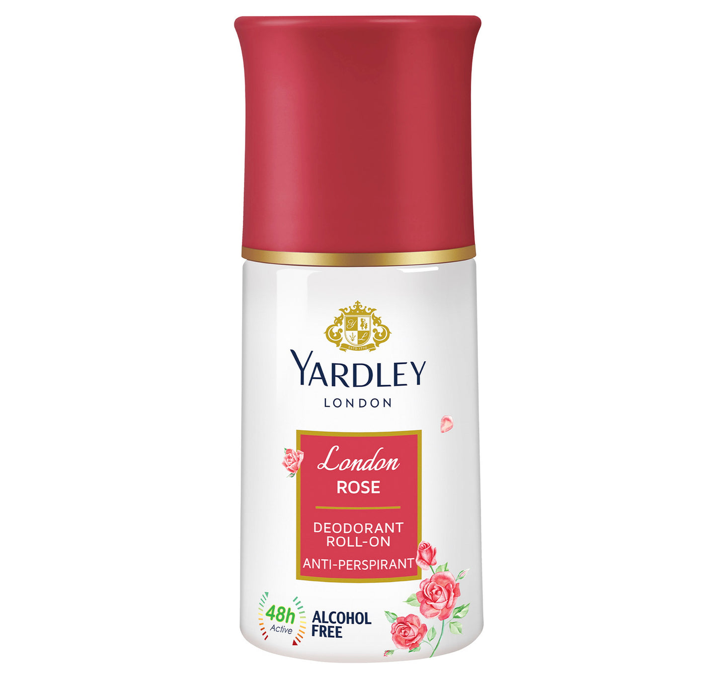 Yardley London Rose Anti-Perspirant Roll On 50 ml