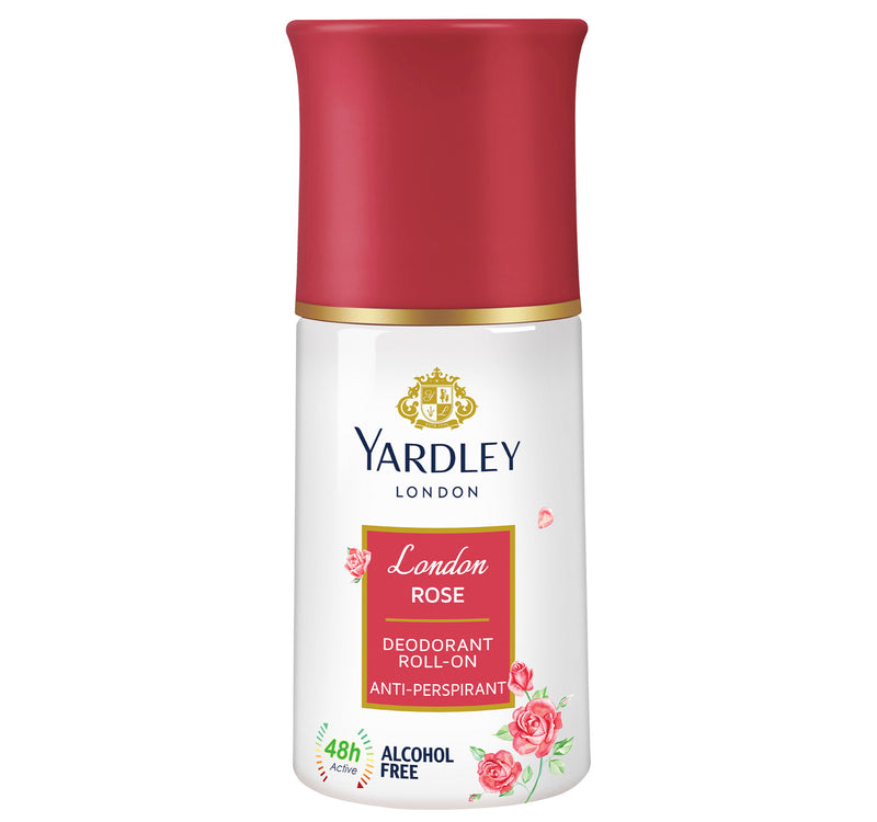 Yardley London Rose Anti-Perspirant Roll On 50 ml
