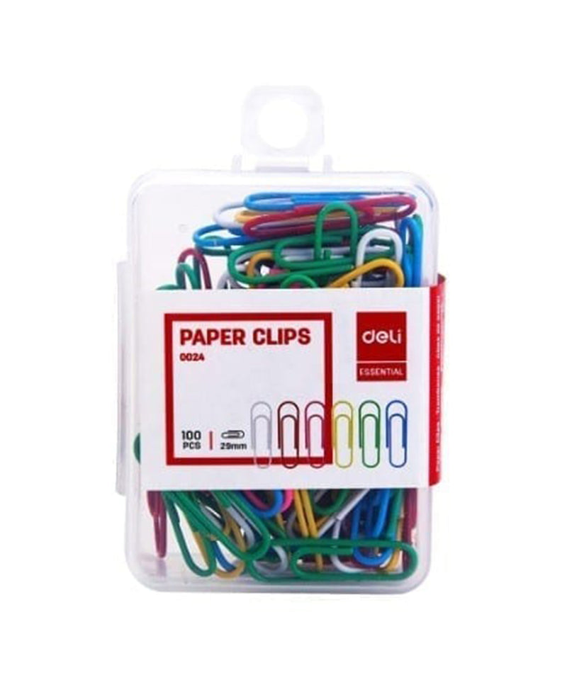 Deli Paper Clips Colour 29mm