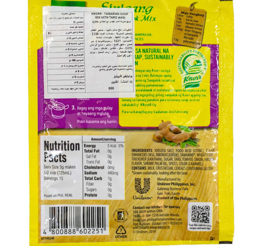 Knorr Tamarind Soup Mix with Taro 44 g