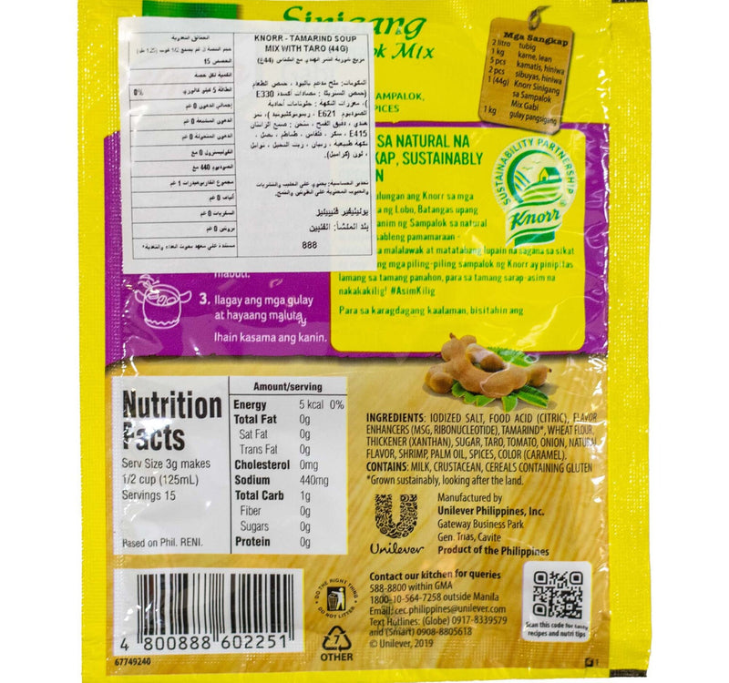 Knorr Tamarind Soup Mix with Taro 44 g