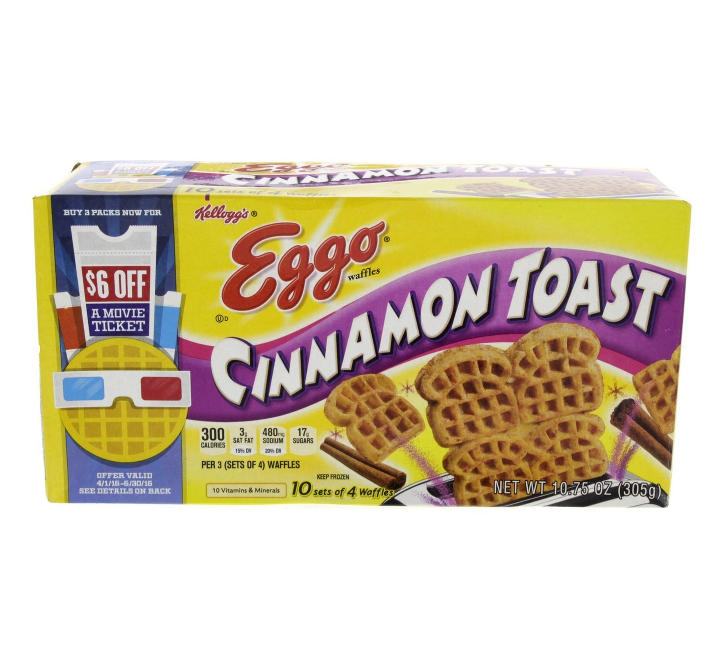 Kellogg's Eggo Cinnamon Toast 305 g Lulu Hypermarket