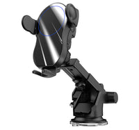 Trands Wireless Charging Car Holder, Black, TR-HO5617 Lulu Hypermarket