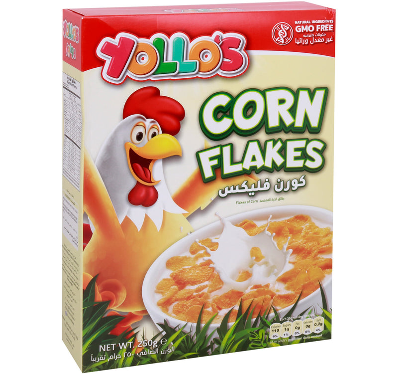Yollo's Plain Corn Flakes 250 g