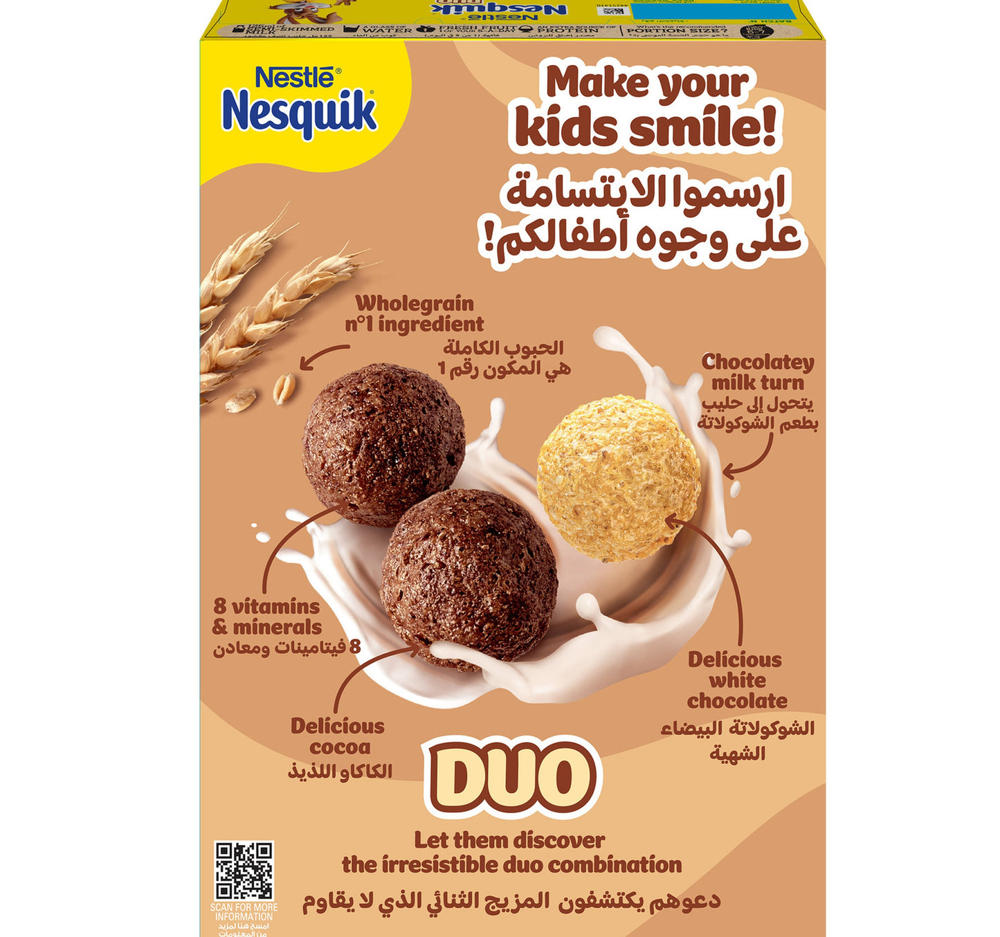 Nestle Nesquik Duo Breakfast Cereal 335 g