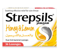 Strepsils Honey And Lemon Lozengers 36 pcs