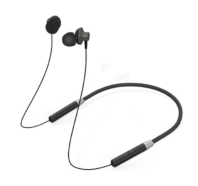 Lenovo Bluetooth Wireless Neckband Earphone Sports Earbuds HE05, Black Lulu Hypermarket