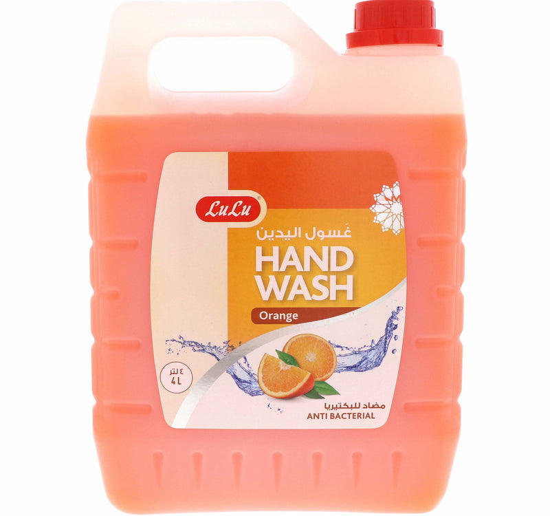 LuLu Anti-Bacterial Handwash Orange 4 Litres