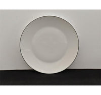 Pearl Noire Dinner Plate, 10.5 inches, White, NBC105SR-LIM